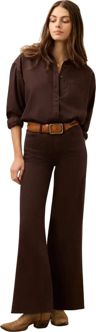 Sunfair Oversized Organic Cotton Denim Button-Up Shirt | Nordstrom