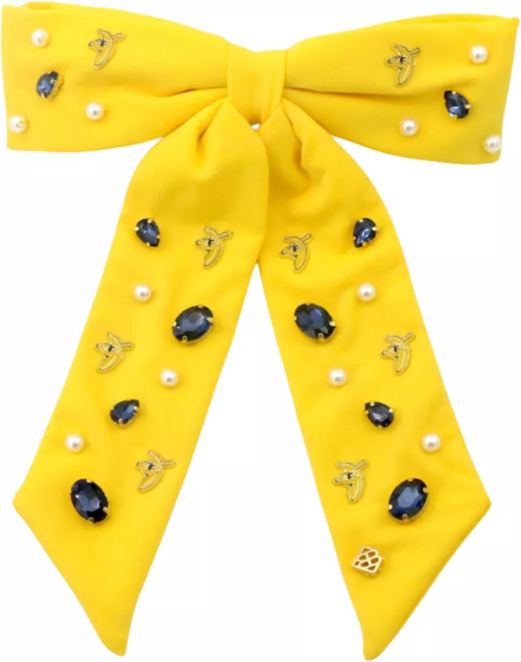Brianna Cannon Savannah Bananas Yellow Bow Barrette | DICK'S Sporting Goods
