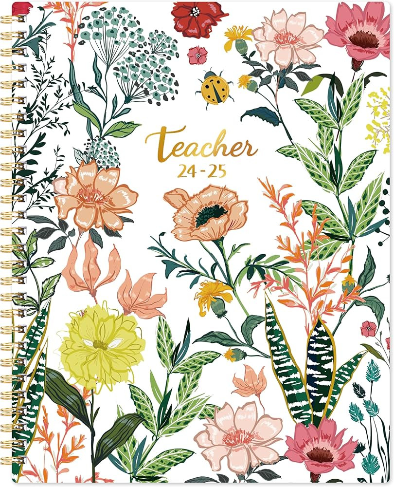 Teacher Planner 2024-2025 - Lesson Planner 2024-2025, Jul. 2024 - Jun. 2025, 8'' x 10'', Lesson P... | Amazon (US)