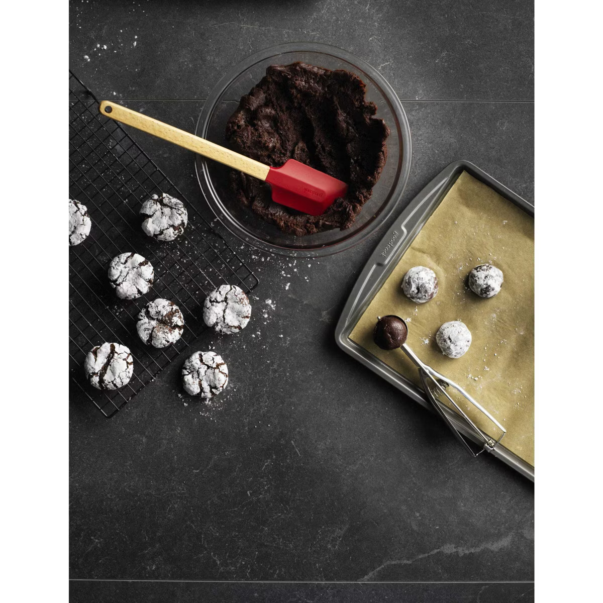 GoodCook 11"x17" Nonstick Steel Cookie Sheet Gray | Target