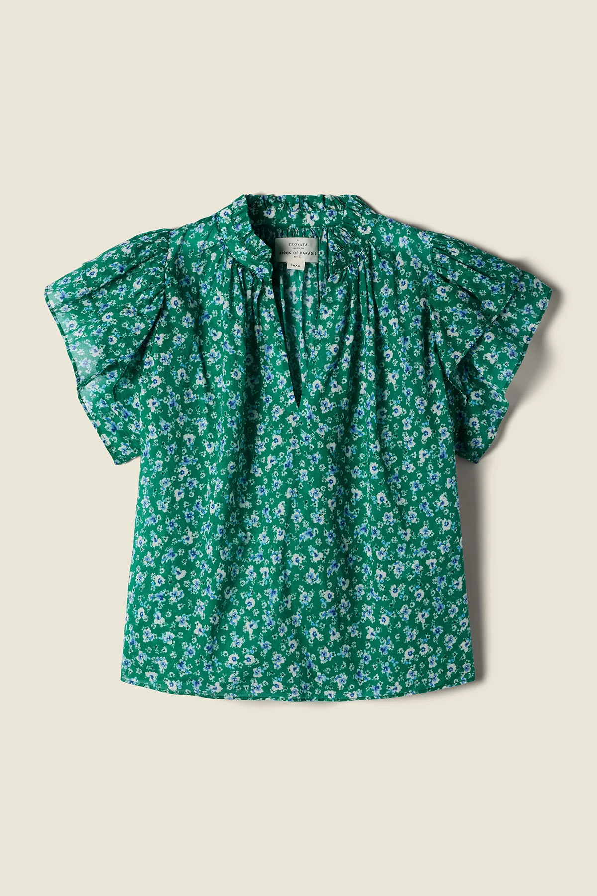 Clover Blouse Spirulina Flower | TROVATA