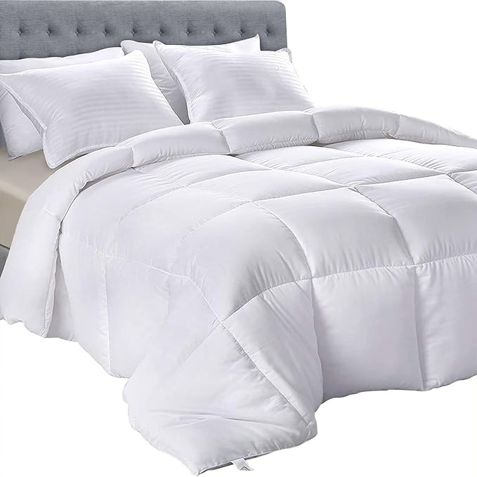 Utopia Bedding Comforter – All Season Comforter King Size – White Comforter King - Plush Sili... | Amazon (US)