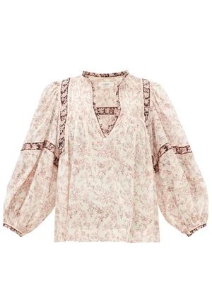 Violette floral-print cotton-voile blouse | Matches (US)