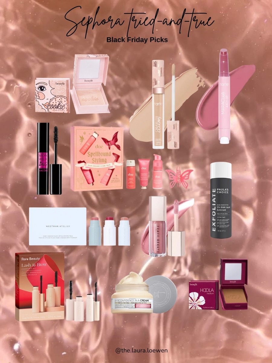 Sephora Black Friday sale picks! 🩷


Sephora sale 
Sephora stocking stuffer 
Beauty stocking stuffer 
Makeup stocking stuffer 
Rare beauty 
Fenty beauty 
Dae hair 
Tarte 
Benefit bronzer 
Benefit highlight 
Gift idea for her 
Teen girl gift idea 

#LTKCyberWeek #LTKGiftGuide #LTKHoliday
