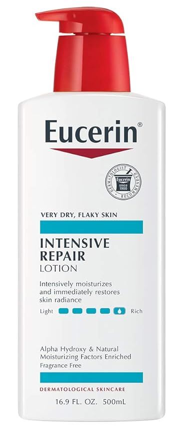 Eucerin Intensive Repair Lotion - Rich Lotion for Very Dry, Flaky Skin - Use After Washing With H... | Amazon (US)