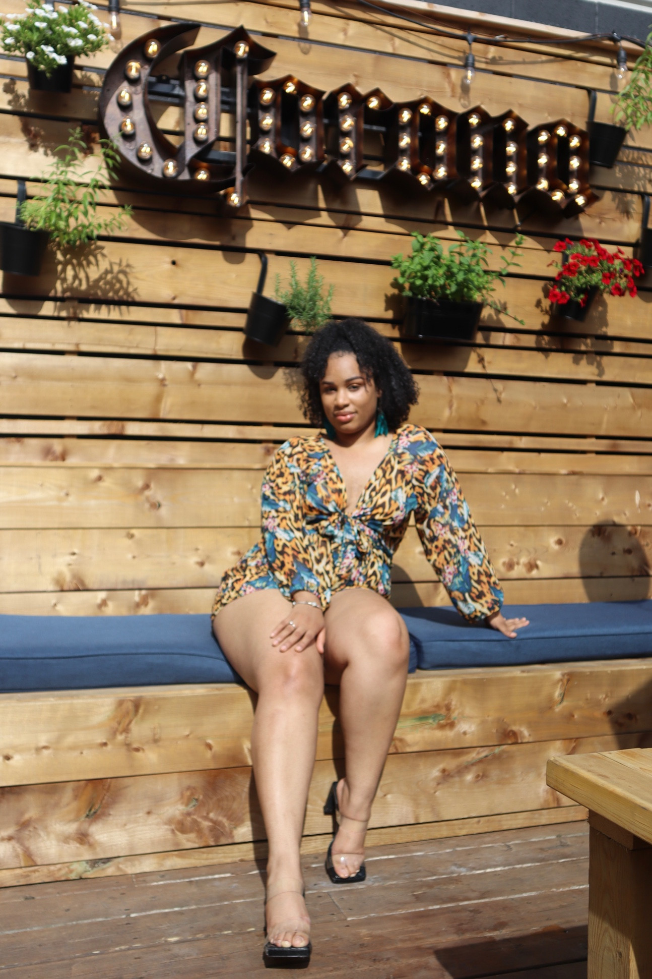 A little brunch suit never hurt nobody 😉😍 

#brunchoutfit #summeroutfit #blackgirlfashion #cheetahprint