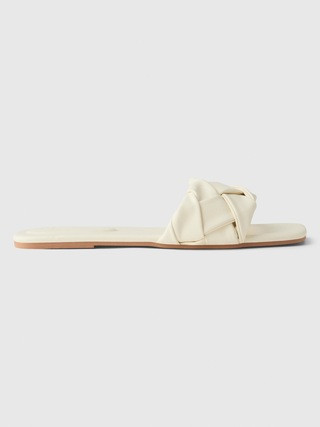 Vegan-Leather Braided Sandals | Gap Factory