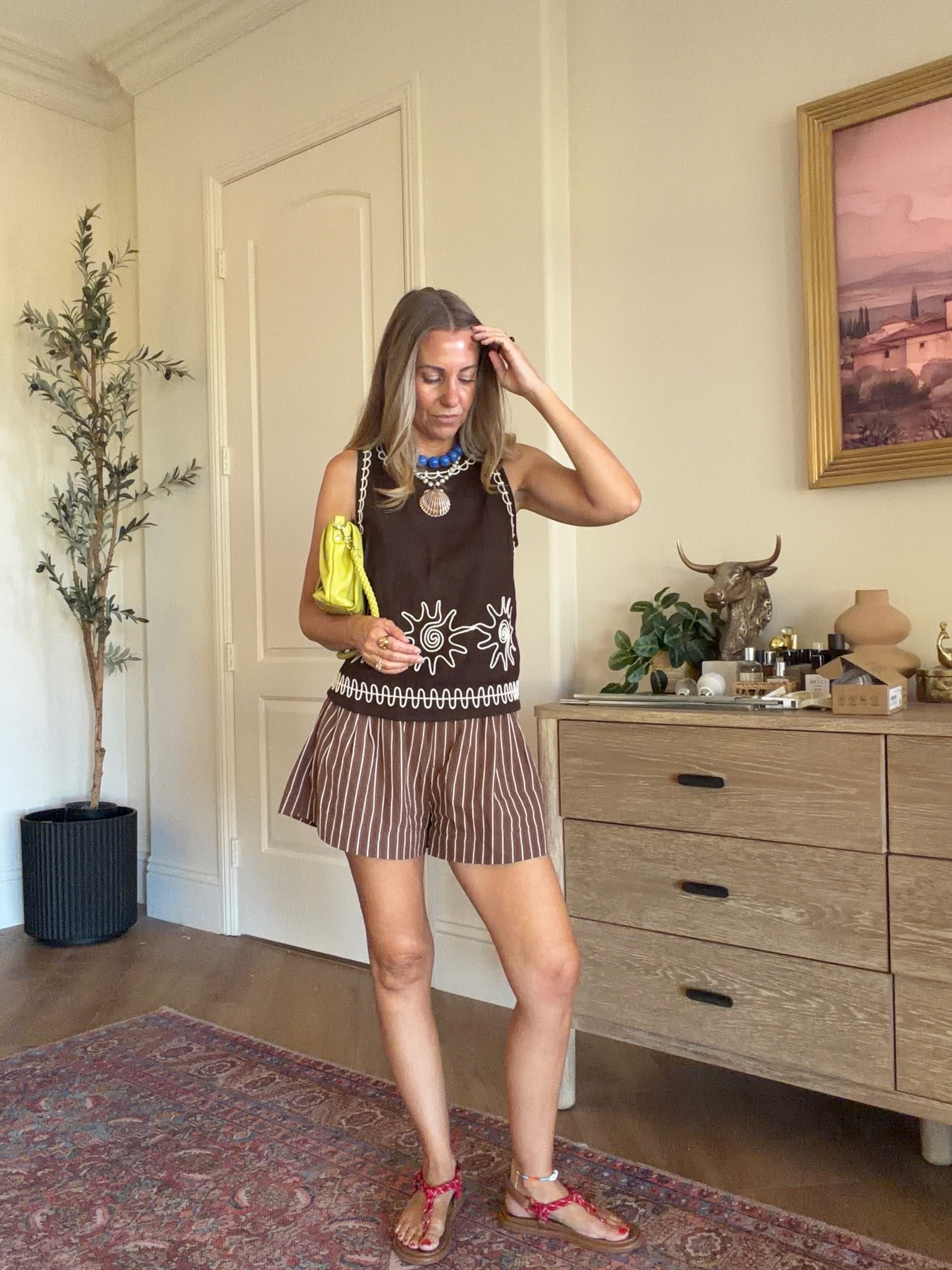Today’s outfit 

Shorts size XS 
Top is old TJ Maxx

#LTKootd #LTKgrwm #LTKSeasonal