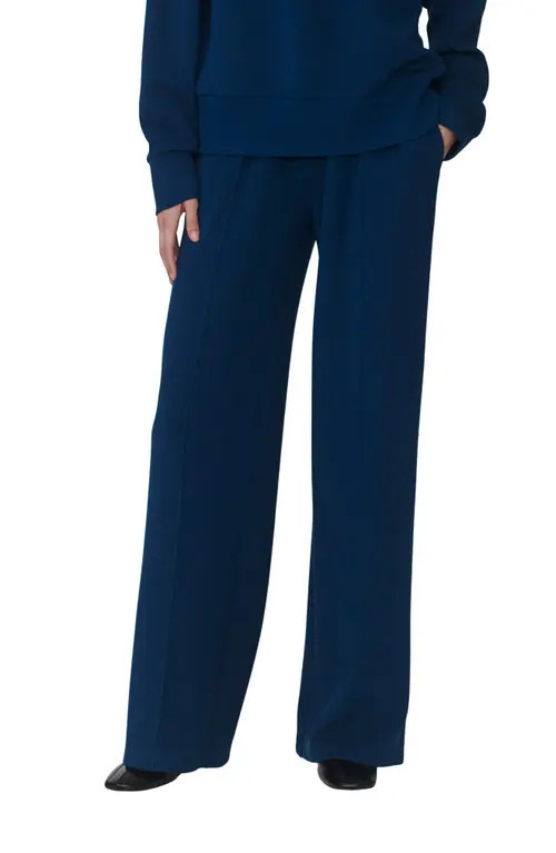 Varley The Wide Leg 30-Inch Track Pants in Sea Blue at Nordstrom, Size X-Small | Nordstrom
