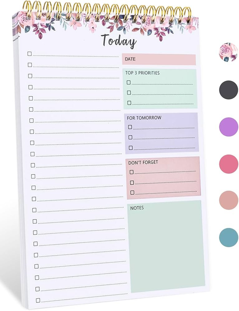 To Do List Notepad - To Do List Notebook for Work with 52 Sheets, Undated Daily Planner Perfect f... | Amazon (US)