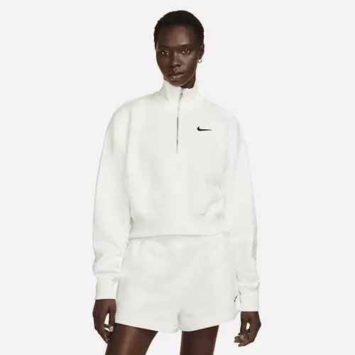 Nike Sportswear Women's Phoenix Fleece Oversized 1/2-Zip Crop Sweatshirt | Dick's Sporting Goods