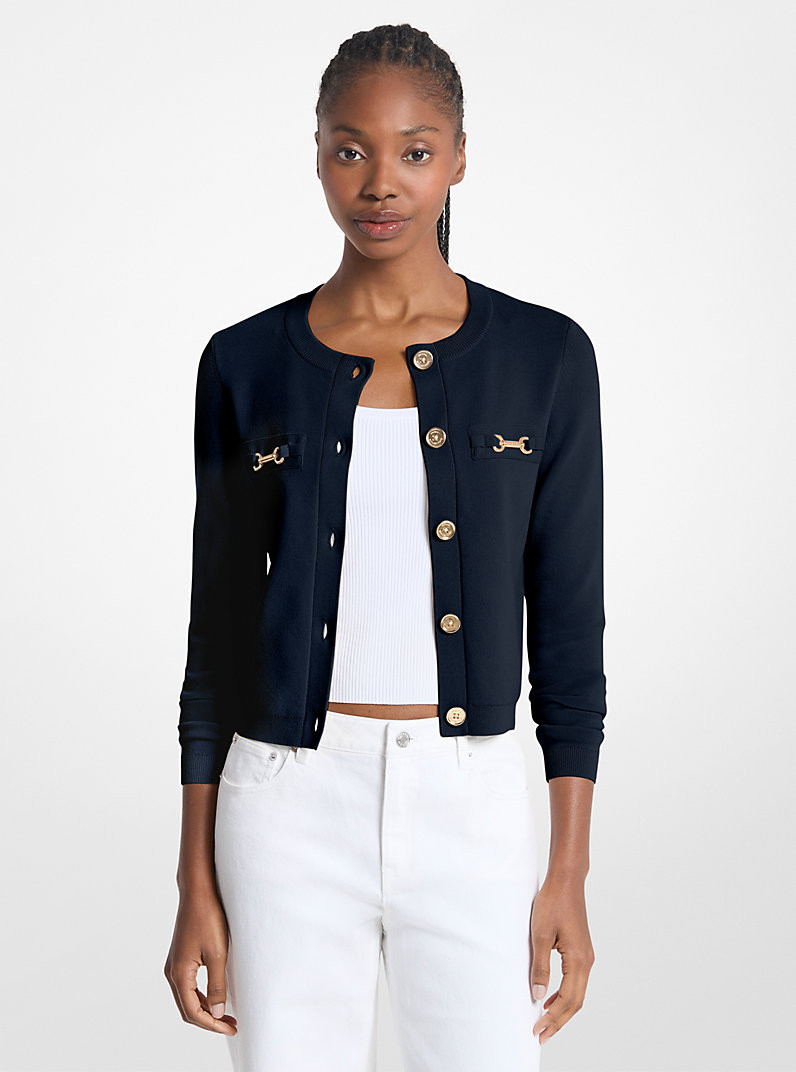 Viscose Blend Cardigan | Michael Kors US