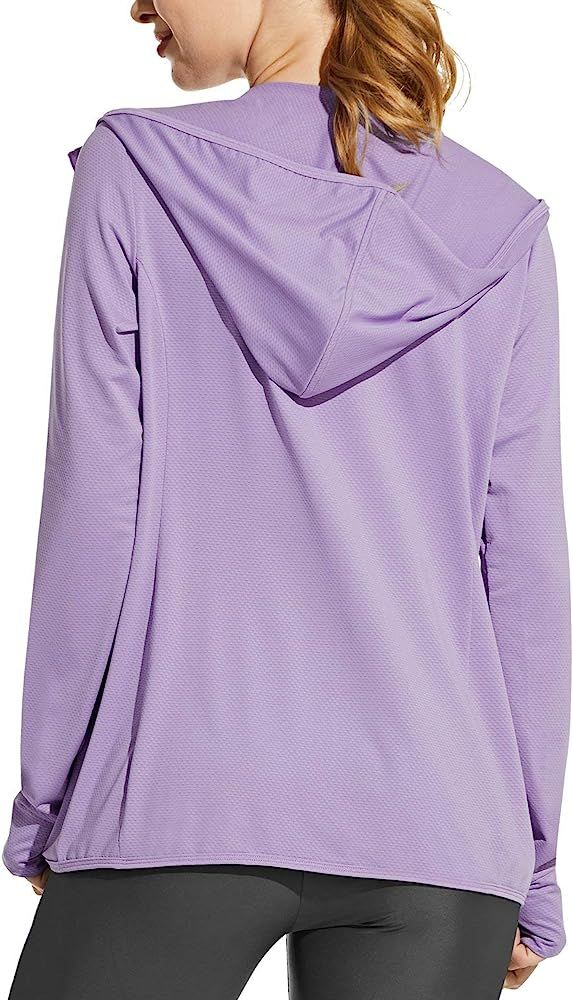 BALEAF Women's UPF 50+ Sun Protection Jacket Hooded Cooling Shirt with Pockets Hiking Outdoor Per... | Amazon (US)
