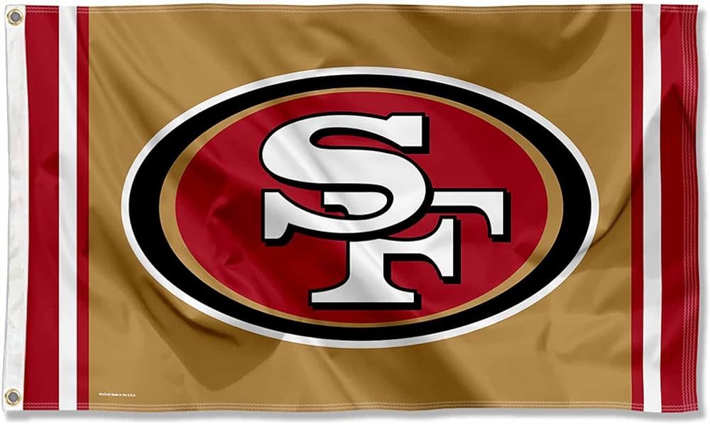 WinCraft San Francisco 49ers Logo Flag Gold and Banner | Amazon (US)