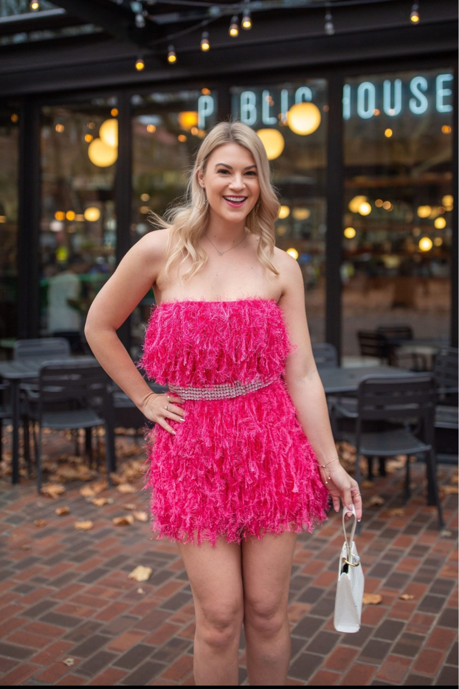 Pink Feather dress 

#LTKfindsunder100 #LTKstyletip #LTKHoliday