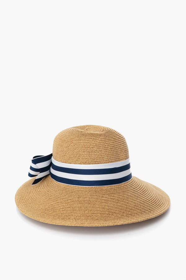 Striped Packable Wide Bow Sunhat | Tuckernuck (US)