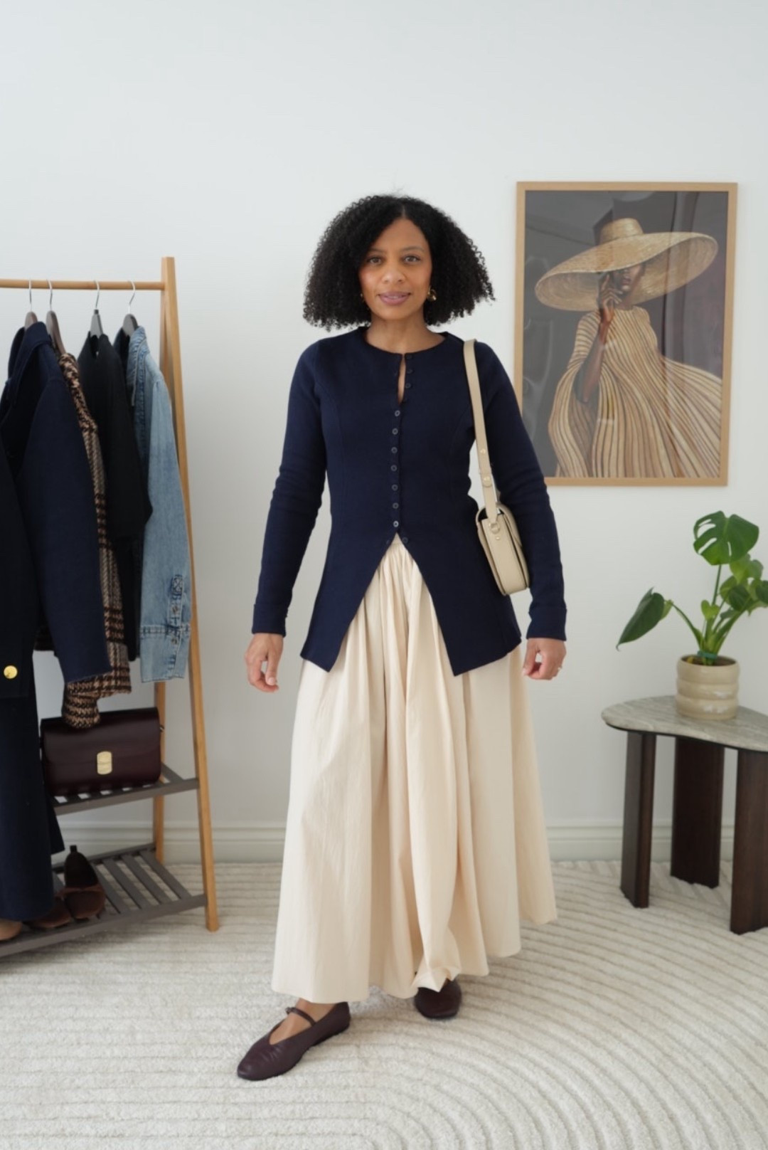 Stunning minimal petite spring outfit
I love this maxi skirt so much. Here I’ve paired it with a knitted jacket/cardigan and mary janes and love the overall look!

Petite spring outfit 2026
Sezane Milo bag


#LTKpetite #LTKuk #LTKspring