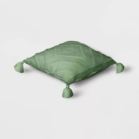 Diamond Tufted Outdoor Throw Pillow - Threshold™ | Target