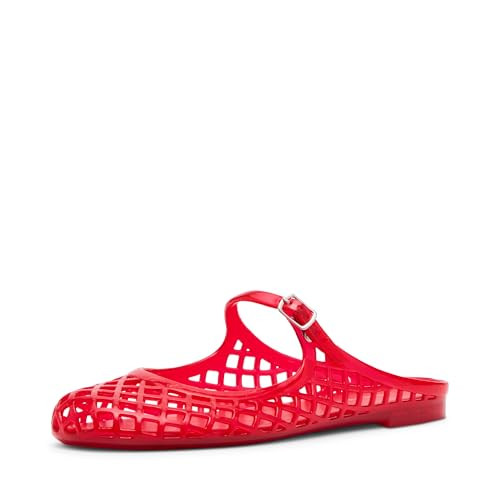 Madden Girl Women's Saffronn Mule, RED, 8 | Amazon (US)