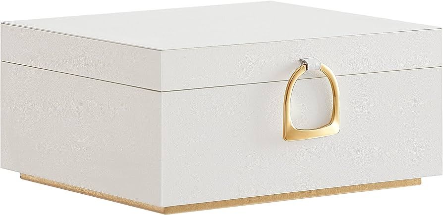 SONGMICS 2-Layer Jewelry Box, Jewelry Organizer with Handle, Removable Jewelry Tray, Jewelry Stor... | Amazon (US)