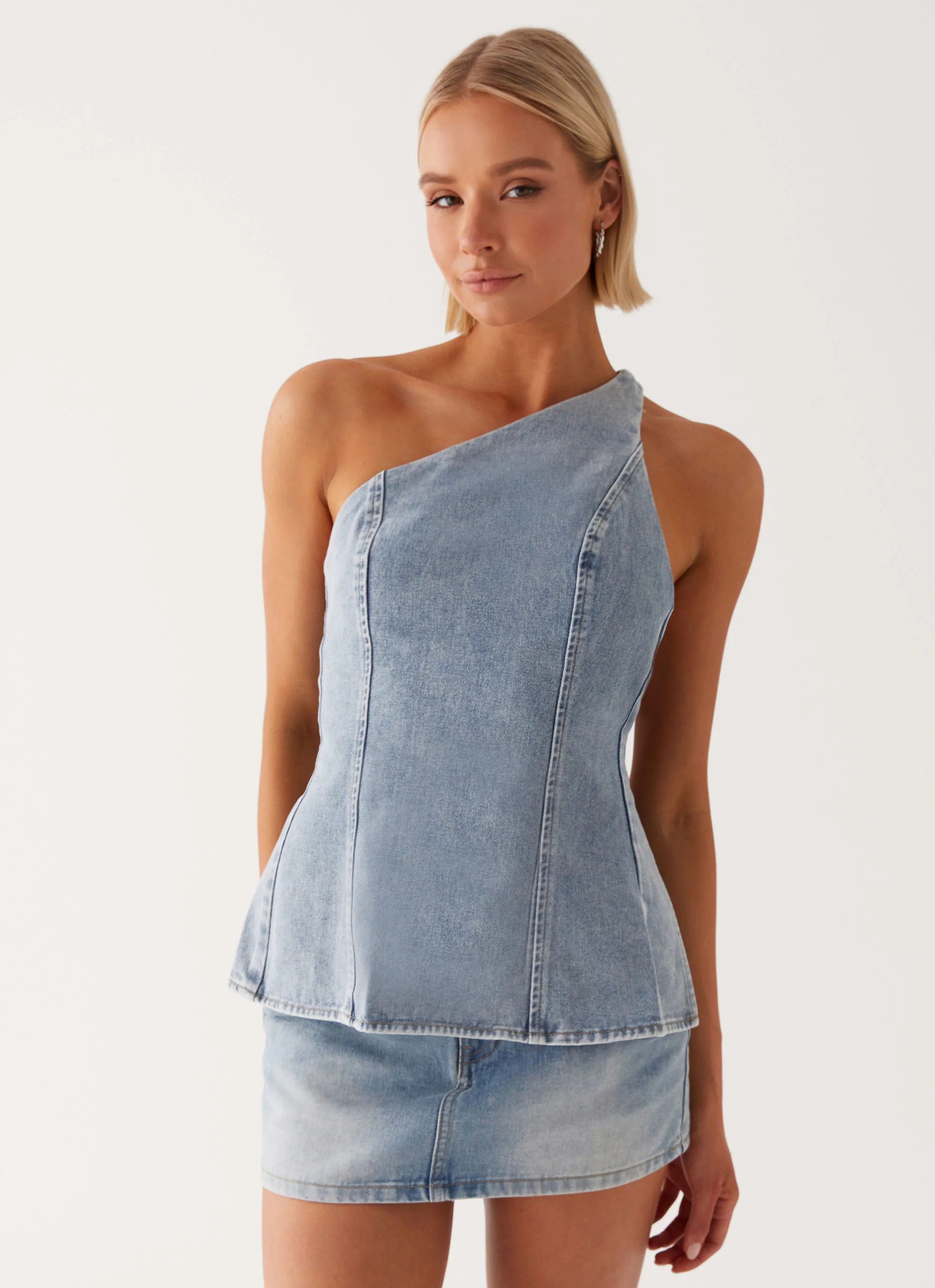 Maysa Denim Top - Blue | Peppermayo (Global)
