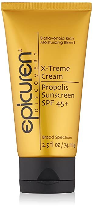 epicuren DISCOVERY X-treme Cream Propolis Sunscreen SPF 45+, Yellow, 2.5 Fl Oz | Amazon (US)