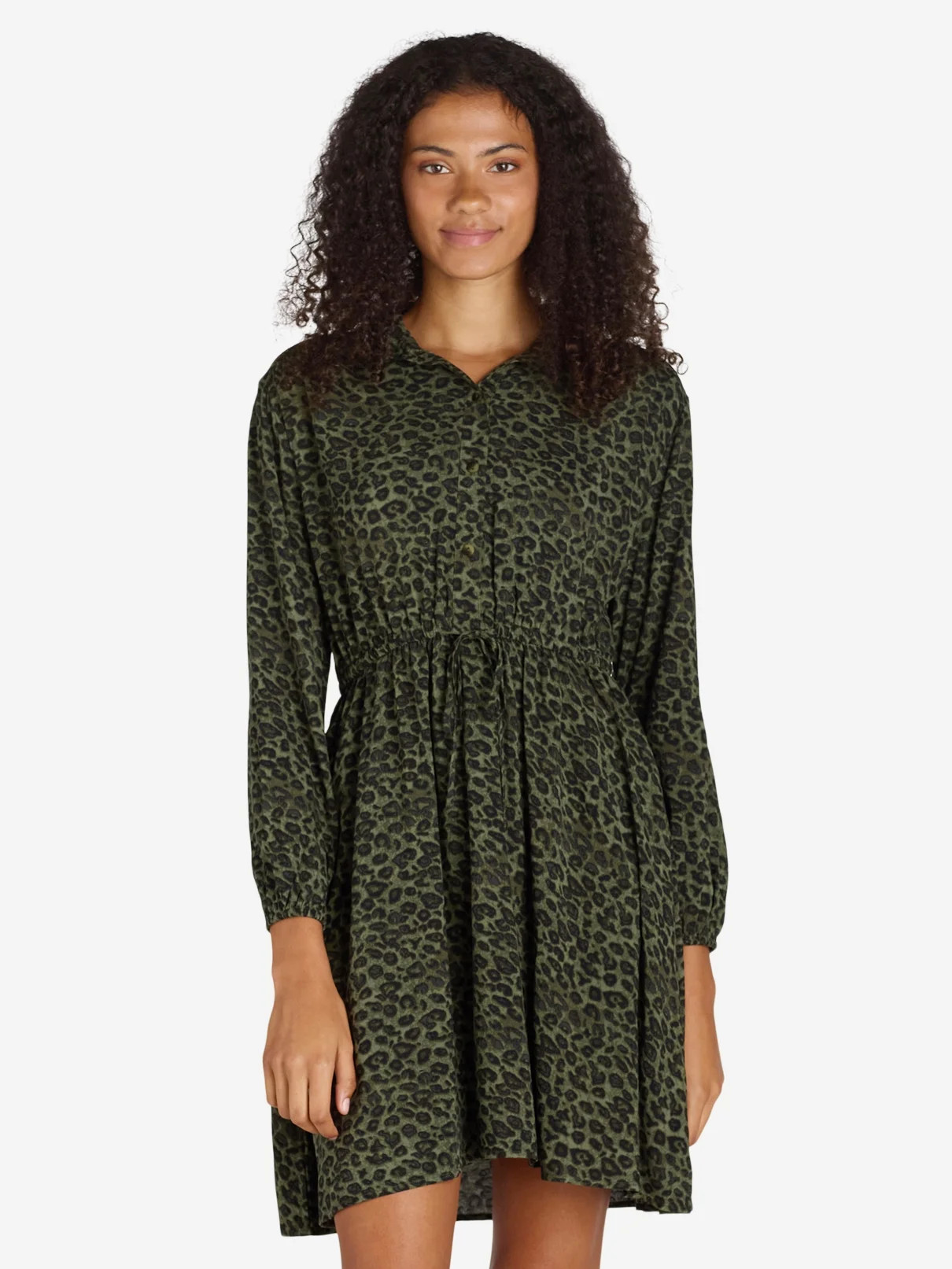 Time and Tru Soft Shirtdress, Women's and Women's Plus, Size XS-4X | Walmart (US)