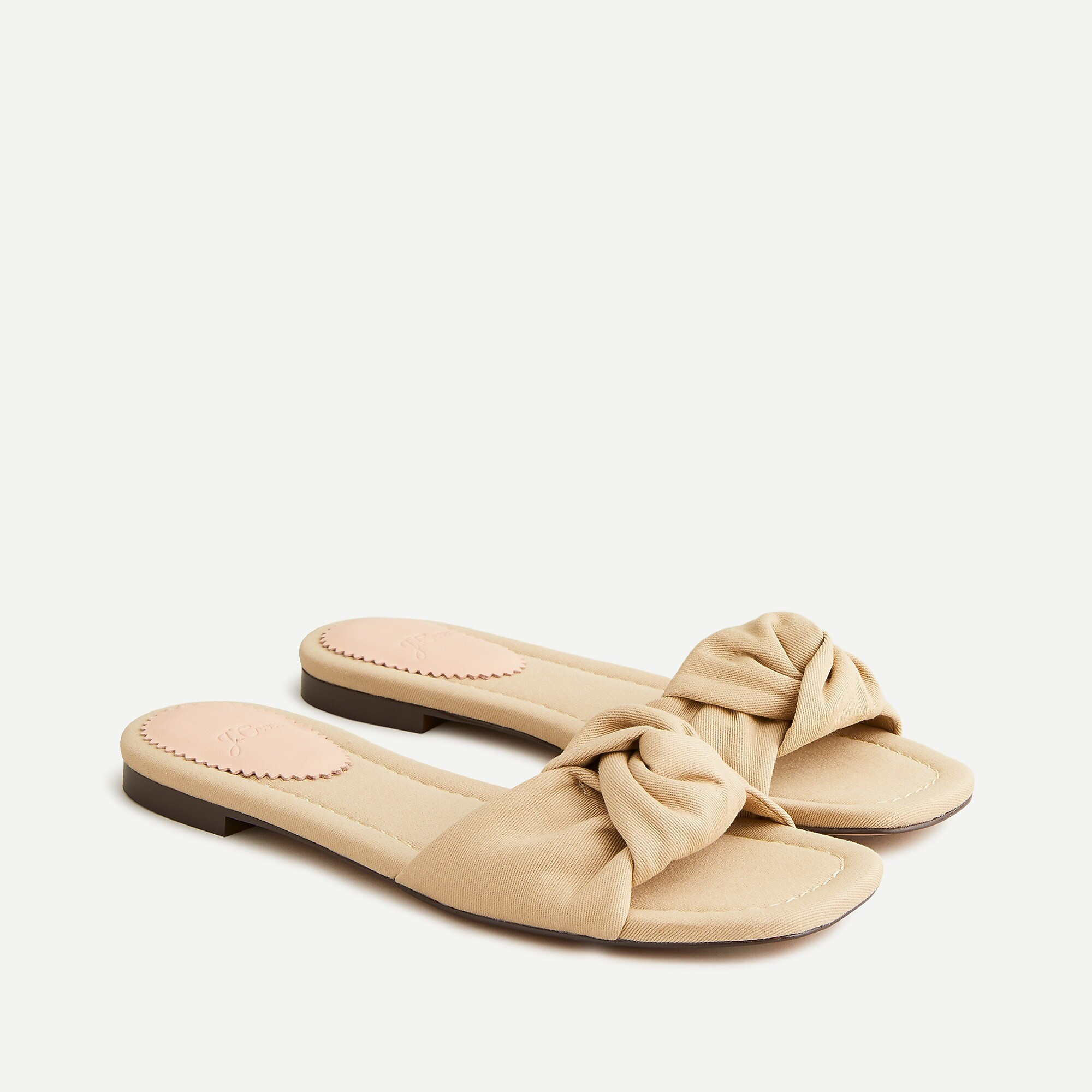Knotted sandals in chino cotton | J. Crew US