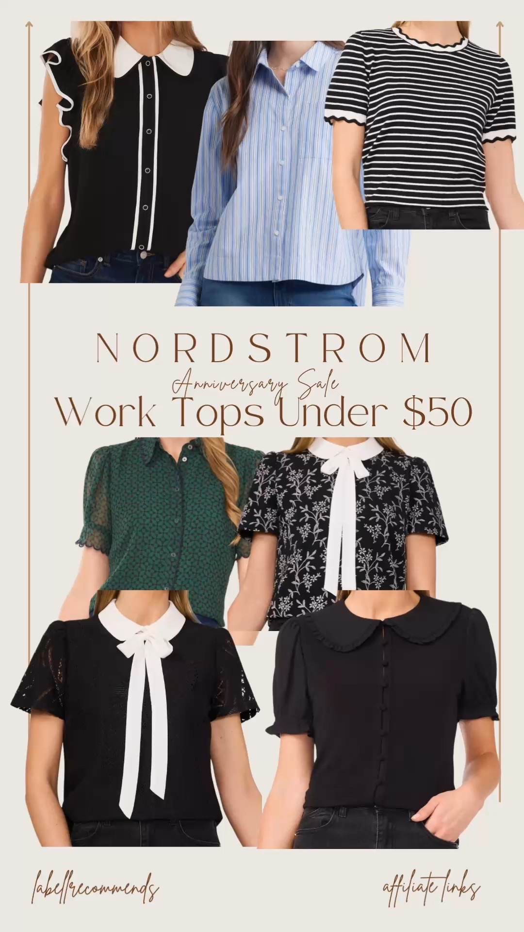 If your workwear wardrobe needs a refresh, this is your sign. I found the best office-ready blouses, professional tops, and elevated basics from the Nordstrom Anniversary Sale, and they’re actually on-trend and budget-friendly. Whether you’re commuting, Zooming, or presenting to the boardroom, these tops look like a raise waiting to happen. 

#LTKworkwear #NordstromSale

	1.	#NordstromAnniversarySale
	2.	#WorkwearStyle
	3.	#BusinessCasualOutfits
	4.	#LTKSaleFinds
	5.	#AffordableWorkwear

work clothes for women on sale, Nordstrom work tops, affordable business casual tops, Nordstrom Anniversary Sale workwear, cute office blouses, professional clothing for women, stylish work outfits

#LTKSaleAlert #LTKWorkwear #LTKFindsUnder50