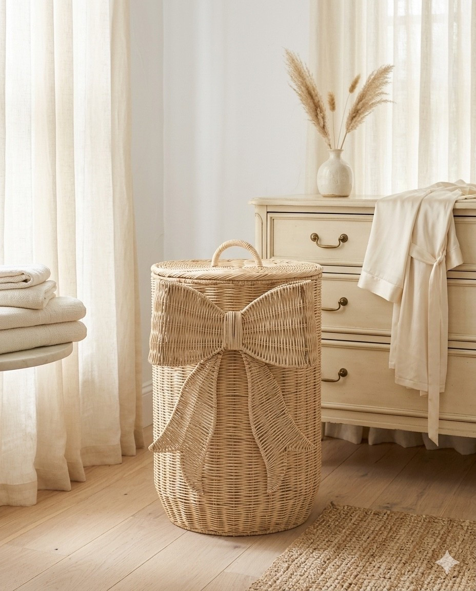 Is this not the cutest hamper 
Pottery barn, hamper, bathroom

#LTKmomlife #LTKHome #LTKOver40