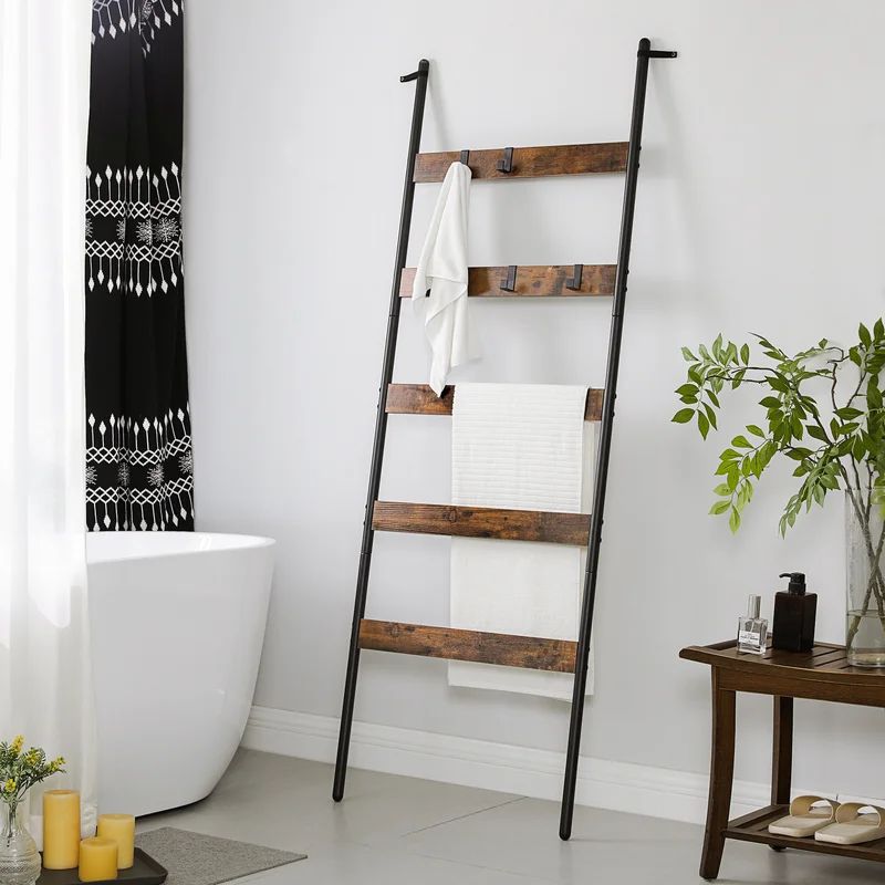 69.3'' Tall Wooden Blanket Ladder | Wayfair North America
