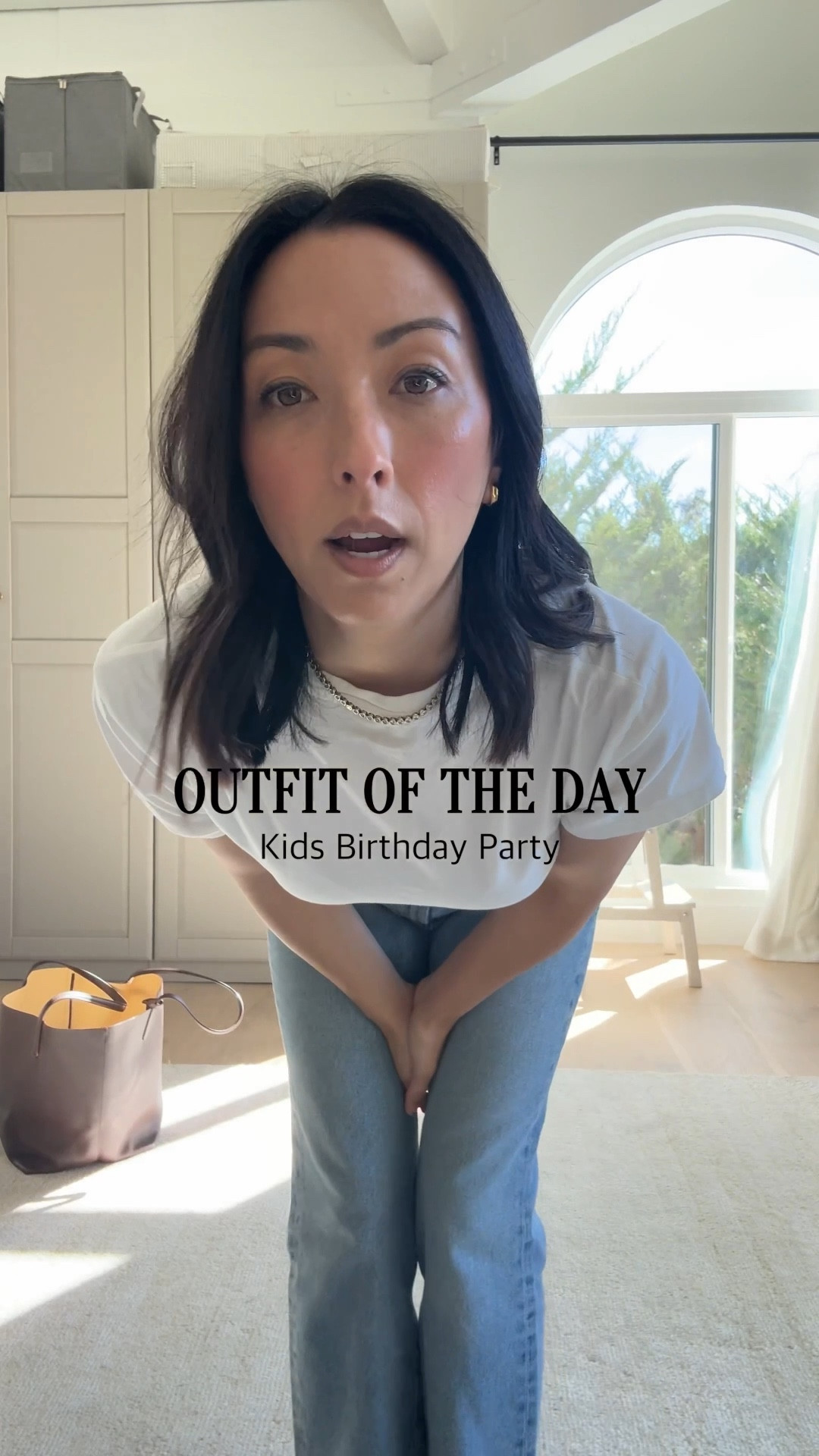 What I wore to a kids birthday party. 

Everlane box cut tee medium
Everlane cotton sweater xs
AGOLDE Valen jeans 24, cut hems
J.Crew ribbed socks
Sam Edelman loafers 5 - sold out, linked similar
Mansur Gavriel tote
Celine sunglasses
Madewell earrings - old, linked similar
Dorsey James necklace 15"

#LTKmomlife #LTKPetite #LTKootd