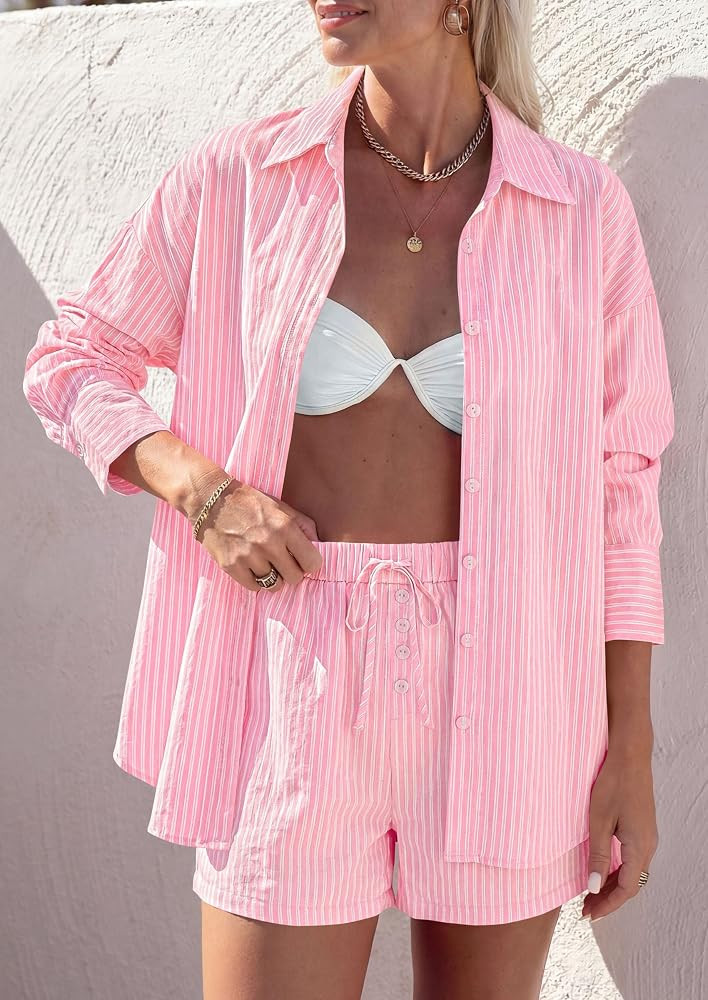 PRETTYGARDEN Women's Summer 2 Piece Outfits Lounge Sets | Amazon (US)