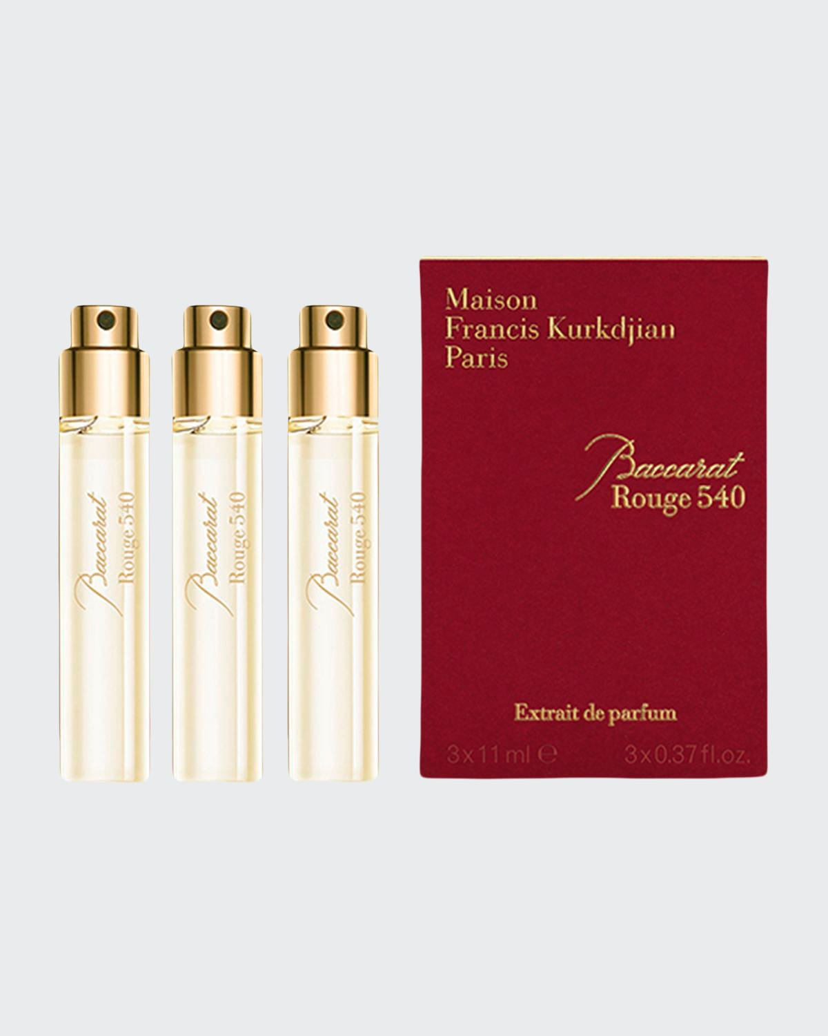3 x 0.37 oz. Baccarat Rouge 540 Extrait de Parfum Refills | Bergdorf Goodman