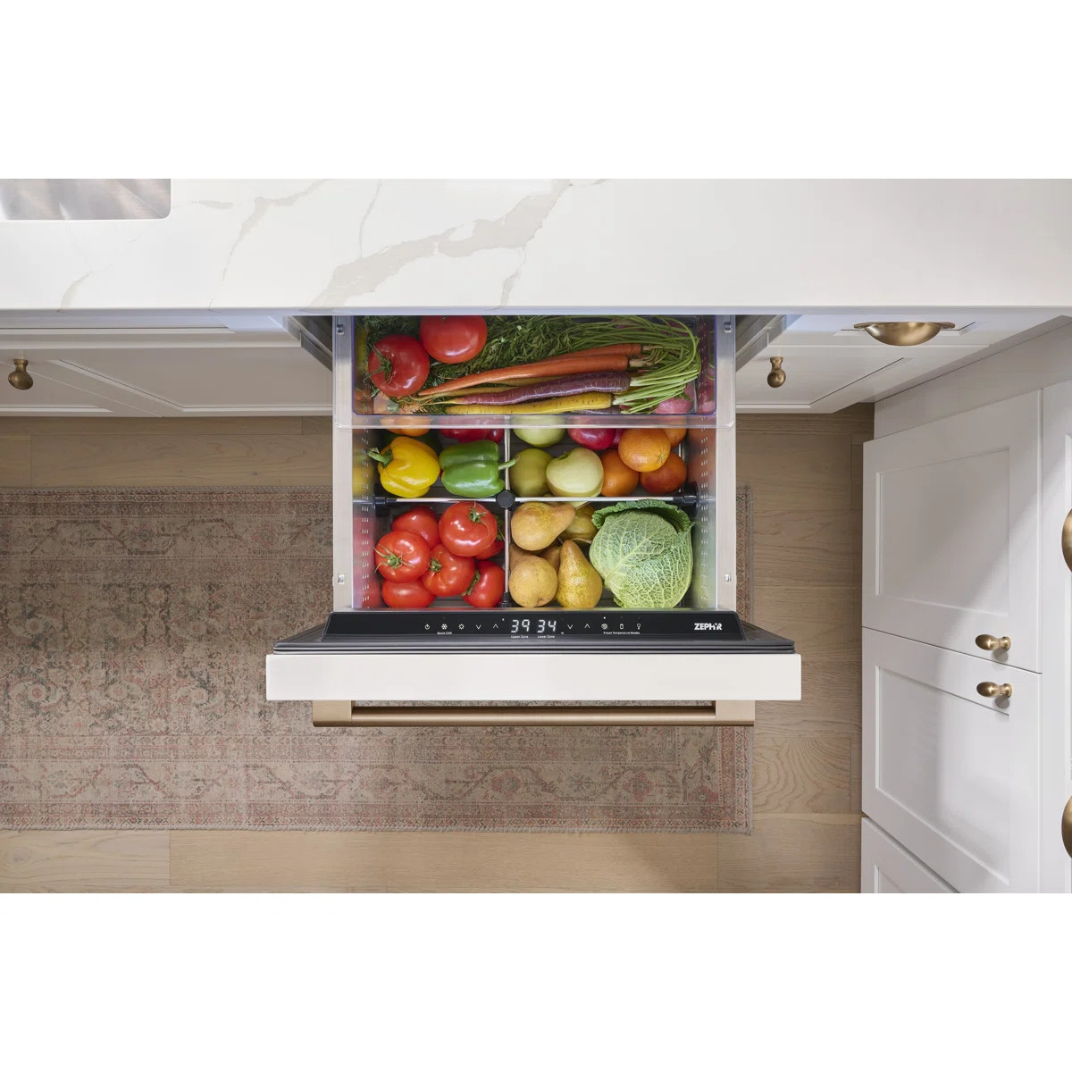 Zephyr Presrv 24" Built-In Dual Zone Panel Ready Refrigerator Drawers PRRD24C2AP | Wayfair North America