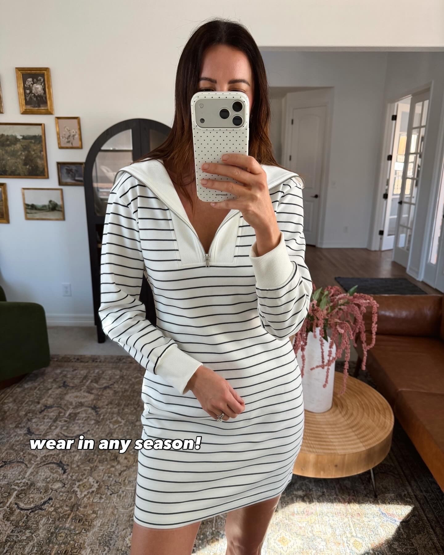 This Walmart dress is great for cool spring mornings and still comfortable in the warmer afternoons! 

#LTKgrwm #LTKootd #LTKTall