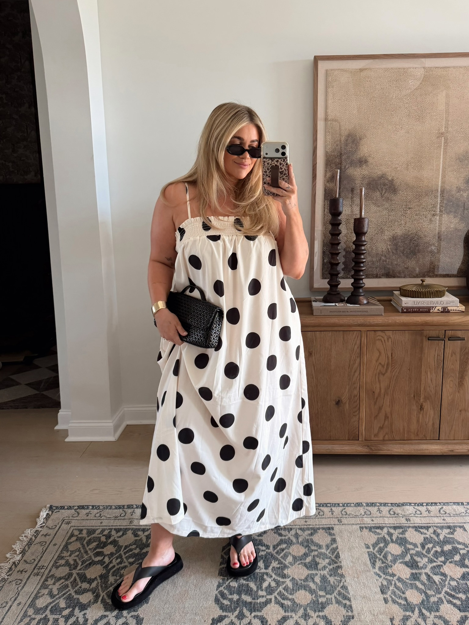 Cutest polkadot Amazon summer dress🤍 I got an XL

#LTKootd #LTKmomlife #LTKMidsize