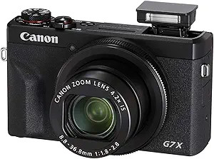 Canon PowerShot G7X Mark III Digital 4K Vlogging Camera, Vertical 4K Video Support with Wi-Fi, NF... | Amazon (US)