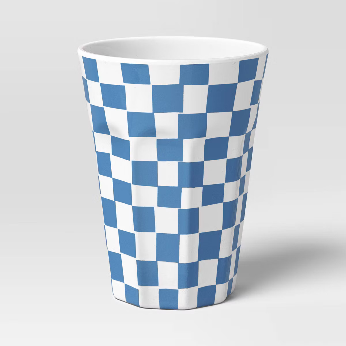 18oz Melamine Tumbler Blue Checker - Room Essentials™ | Target