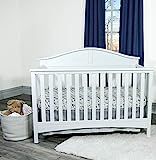 Suite Bebe Tanner 4-in-1 Convertible Baby Crib, White | Amazon (US)