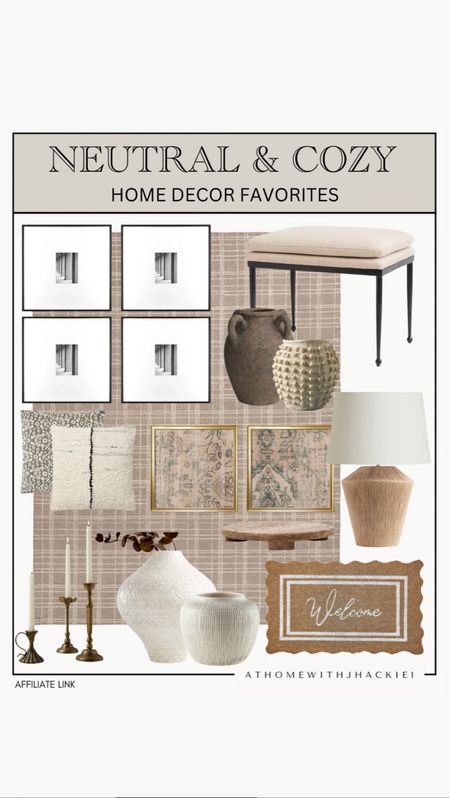 Neutral and cozy home decor, gallery wall, ottoman, styled decor, styling events, neutral lamp, ceramic lamp, neutral rug, modern home decor, neutral home decor, framed wall art. 

#LTKFindsUnder100 #LTKHome #LTKStyleTip