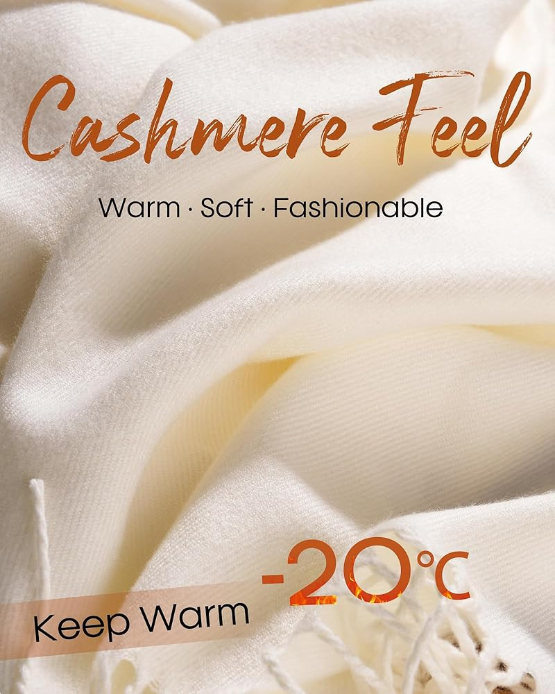 FURTALK Winter Scarf for Women Pashmina Shawl Wraps Soft Warm Fashion Blanket Scarves Gifts | Amazon (US)