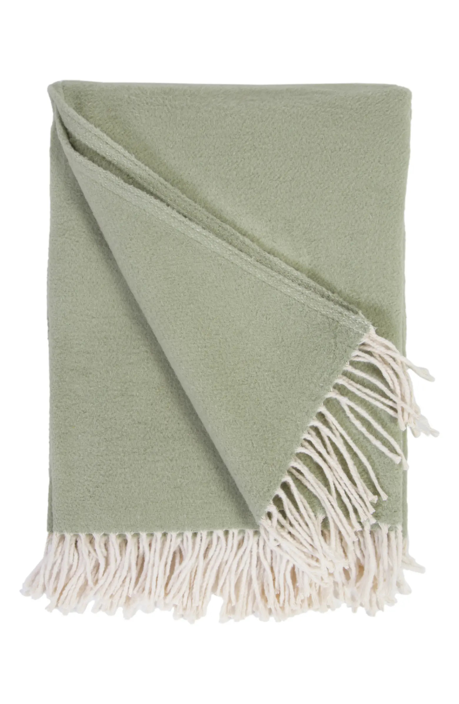 Pom Pom at Home Billie Fringe Cotton Throw Blanket | Nordstrom | Nordstrom