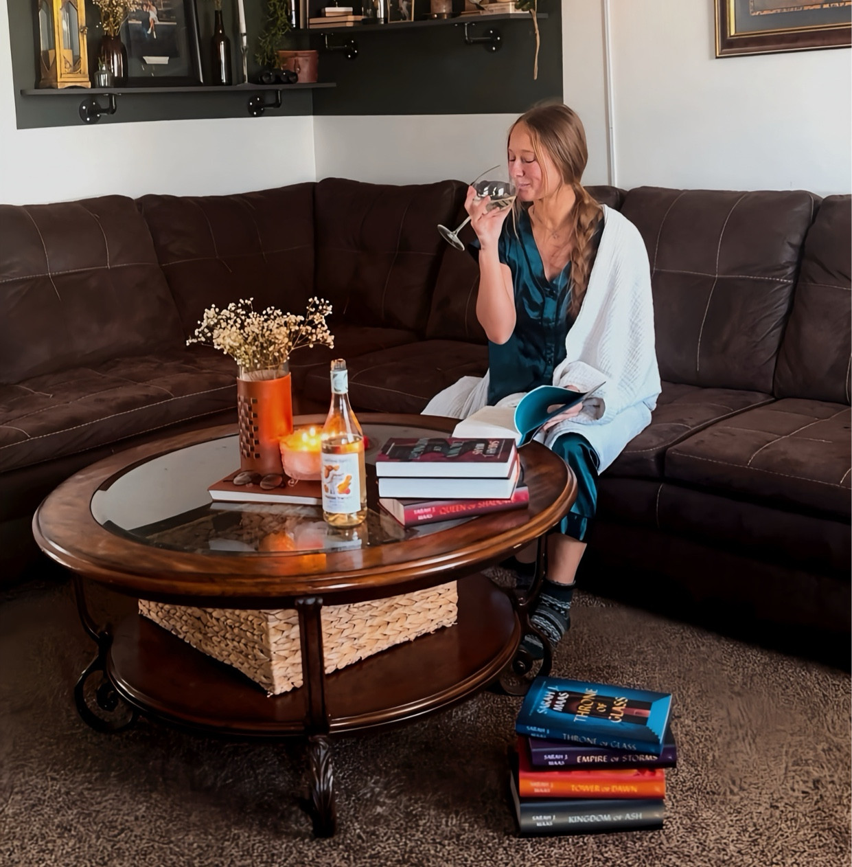Rainy days spent in cozy pjs with a stack of books 📚🍷🕯️🌧️

#LTKfindsunder100 #LTKfindsunder50 #LTKmidsize