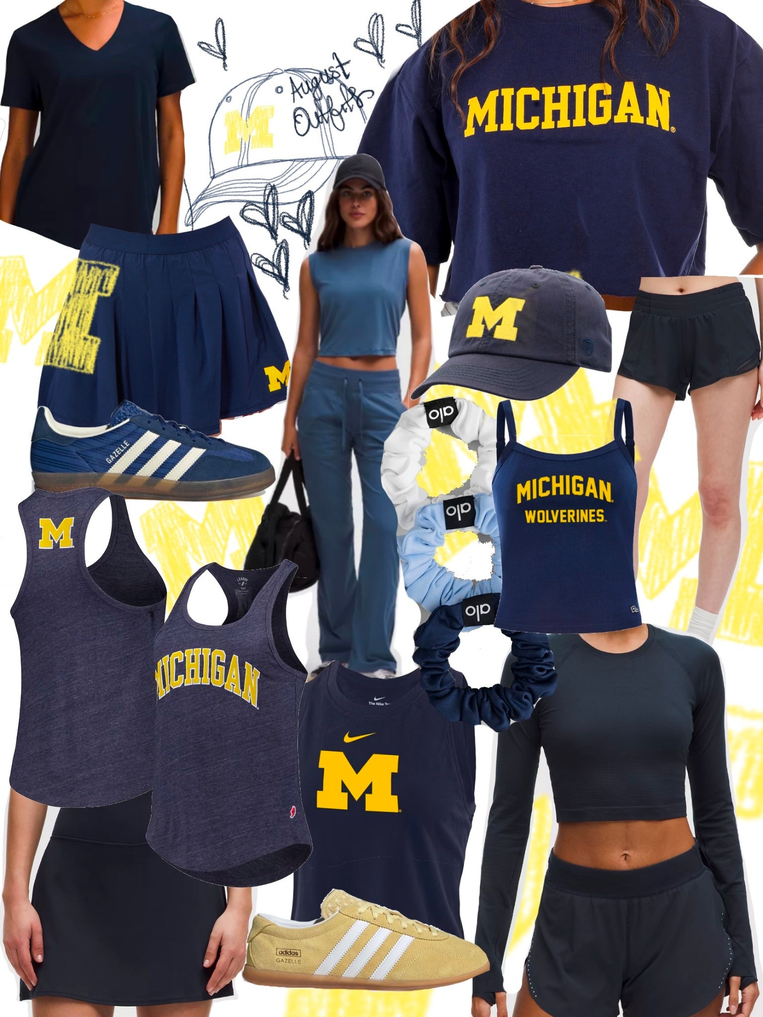 Everything you need to Go Blue where ever you go in the summer heat #CollegeFootball 


#LTKStyleTip