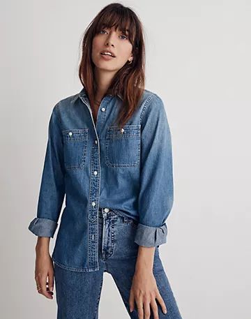 Denim Button-Up Shirt: Selvedge Edition | Madewell