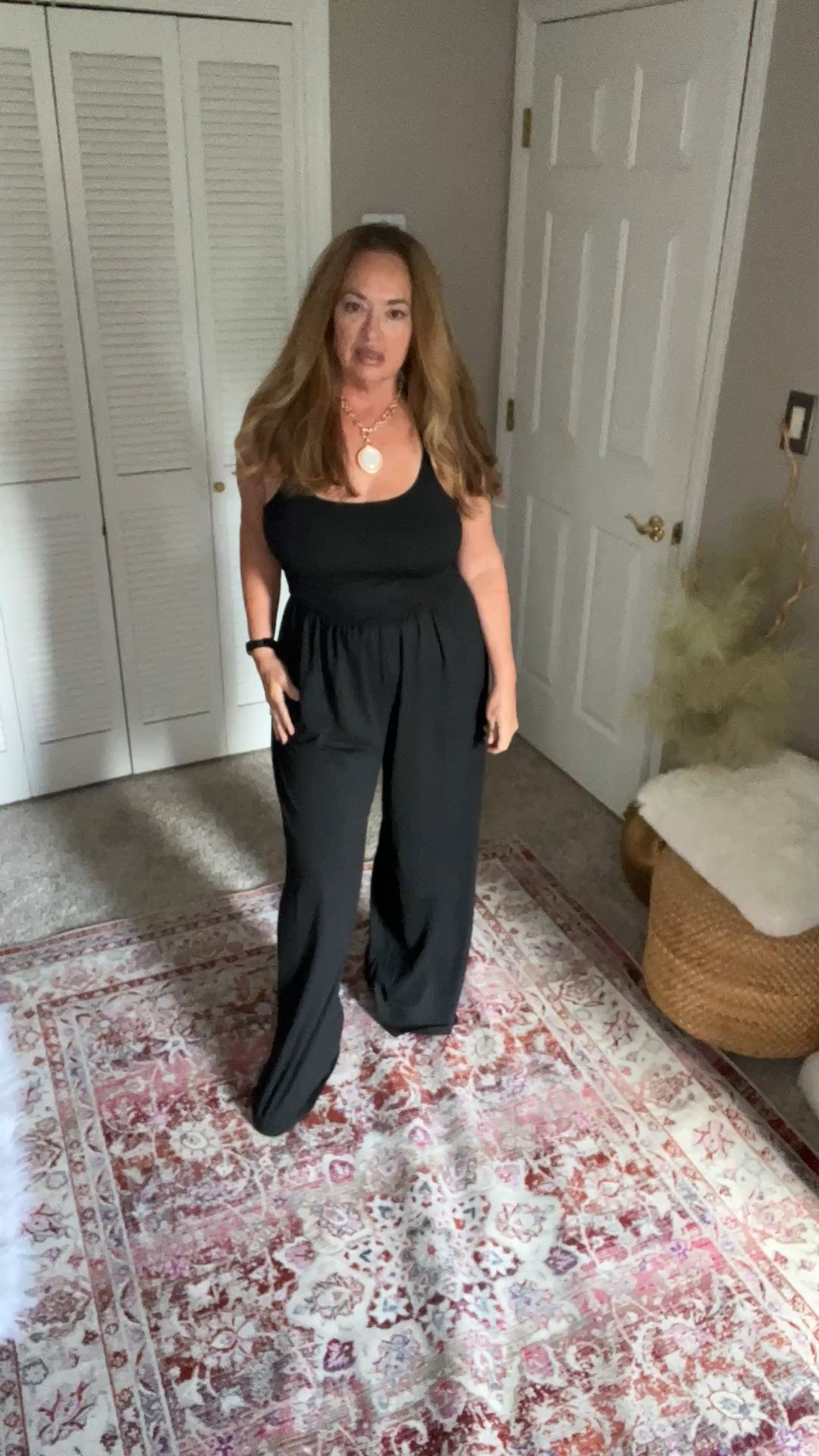 Strappy knit jumpsuit. So comfortable for travel

#LTKTravel #LTKSeasonal #LTKgrwm