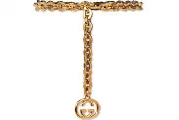 Gucci Chain belt with Interlocking G charm | Gucci (US)