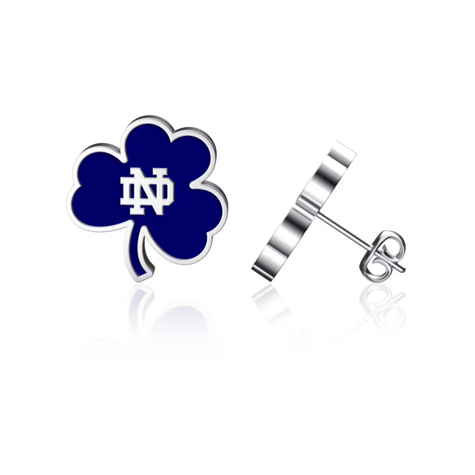 University of Notre Dame Post Earrings - Enamel - Etsy | Etsy (US)