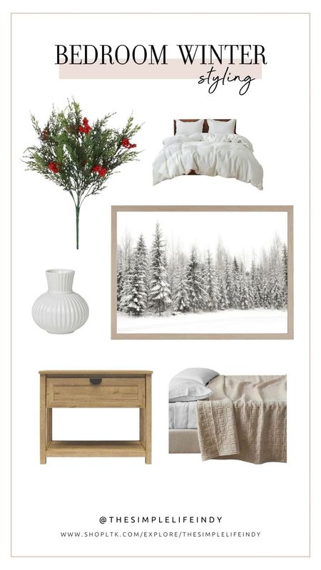 Bedroom Winter Styling 

You don’t have to go all out on decorating, friends!  Keep it simple by just swapping a couple of key pieces in your bedroom to create a cozy, winter wonderland. ❤️ Get inspired to add a touch of warmth to your space this season! ✨

#LTKSeasonal #LTKHoliday #LTKhome